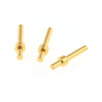 Broches d'insertion en cuivre plaqué or personnalisées, équivalentes aux PRECI-DIP et MILL-MAX, versions aux spécifications identiques disponibles, pour prises aéronautiques