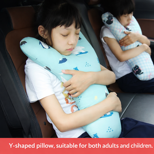 Coussin de tête de siège auto pour enfants, oreiller de nuque et d'épaule pour siège arrière, accessoire de voiture - Product Image 4