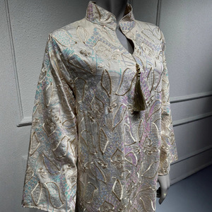 Abito da Sera Etnico per Donne Musulmane, Ricamato con Paillettes, Abbigliamento alla Moda ------ # Abaya, Caftano, Tunica, Vestito Modesto Etnico - Product Image 3
