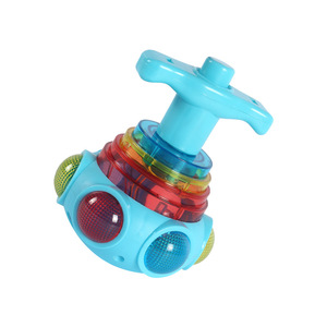 Toupie musicale lumineuse pour enfants, avec son clignotant, en plastique, de 2 à 4 ans, cadeau unisexe - Product Image 2
