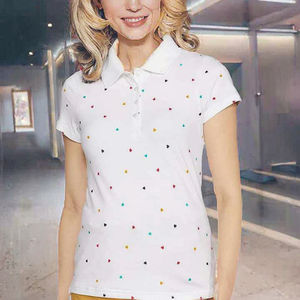 T-shirt personnalisé en coton respirant à manches courtes pour femmes, décontracté, haute qualité, 100 % coton, pour un port quotidien, par sublimation - Product Image 3