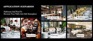 จานปลาเซรามิกทรงรีสีขาวขนาด 8/12 นิ้ว ยี่ห้อ DianTong สำหรับร้านอาหารและโรงแรม  จานอาหารค่ำเซรามิกสำหรับร้านอาหาร - Product Image 6