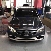 Kit complet de carrosserie de pare-chocs pour Mercedes Benz classe E W212 modifié en retard au modèle E63 AMG comprend un capot moteur avant arrière