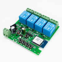 Module de relais WiFi 4 canaux E0405 DC 7-32V, interrupteur d'automatisation domestique intelligent, télécommande sans fil, compatible avec l'application Tuya Smart Life