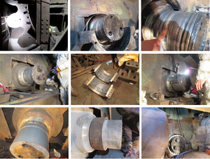 Ad alta temperatura resistenza in metallo stucco resina epossidica colla <span class=keywords><strong>AB</strong></span> per porosità/fori di sabbia/fessure/filettature di tenuta - Product Image 4