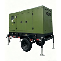 Generador Diésel Industrial Silencioso Cummins de 48 kW, 60 kVA, 53 kW, 66 kVA, 400 V, Generador Diésel Portátil de 50/60 Hz, Energía de Respaldo