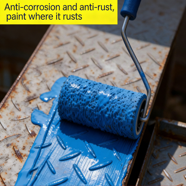 No Grinding Rust Conversion Agent Primer Color Paint Anti-Rust Galvanized Pipe Metal Surface Protection Construction with Rust