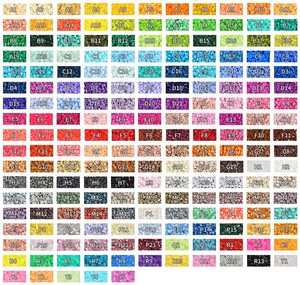 Jouets en plastique pour enfants, perles <span class=keywords><strong>Hama</strong></span> Perler, fusion à repasser, en vrac, couleurs mélangées, 192 couleurs - Product Image 5