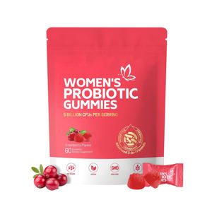 Gomitas Probióticas <span class=keywords><strong>para</strong></span> Mujeres con Arándano Rojo <span class=keywords><strong>para</strong></span> Apoyar la Salud Femenina y el Equilibrio del pH de las Fosas Vaginales, 60 Porciones Listas <span class=keywords><strong>para</strong></span> Consumir - Product Image 1