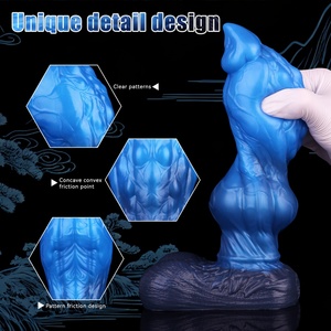 YOCY New Dog Knot <b>Dildo</b> Silicone Huge Knotted Monster <b>Dildo</b> With Suction Cup Anal Butt Plug Adult Toy for Men Women Masturbator - Product Image 4