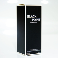 Damenparfüm Schwarze Farbverlauf-Flasche Matte Box Hoher Dicker Boden Zitrone Bergamotte Tabak Würzig Tonka Langanhaltend Elegant