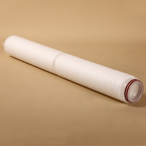 20-Inch Microporous Pleated Filter Cartridge With 226 Triangular Tip For Water Purification And Wastewater Treatment - Product Image 3