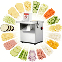 Picadora de Verduras Comercial Segura con Motor de 220V, Bajo Ruido, 200W, Hebilla de Seguridad, para Restaurantes, Plantas de Procesamiento de Frutas, Cocinas Escolares