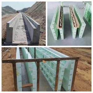 Panneau de coffrage en plastique haute résistance, taille réglable, planaire, standardisé, pour canaux en béton coulé sur place - Product Image 3