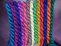 Couleurs teintes de haute qualité fil de soie fils de manteaux bon marché pour chaussettes fournitures de couture