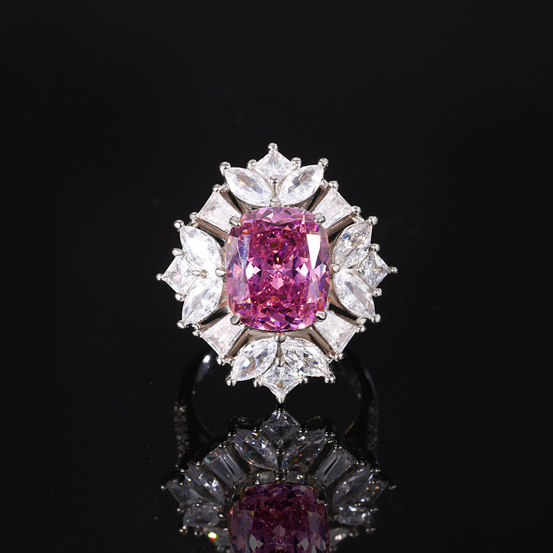 Bird's Nest cut dried rose ring