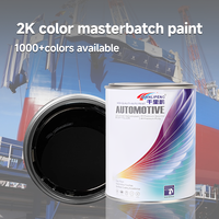 Peinture automobile acrylique 2K en gros, couche de finition à séchage rapide, haute brillance, colorant majeur pour la réparation de carrosserie de véhicules