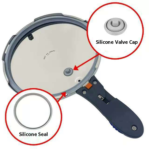 Capuchon de valve de décompression en silicone gris de qualité alimentaire, joint d'étanchéité de sécurité, pièces de rechange pour accessoires de cocotte-minute - Product Image 4