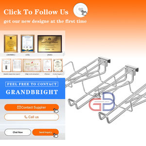 Gancho de vino montado en la pared de Metal con soporte de exhibición de función de inclinación - Product Image 6