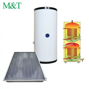 Marca d' água OEM ODM 100l 200l gêiser solar caldeira aquecedor de água quente solar tanque interno