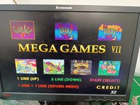 Accessoires pour machine d'arcade multi-jeux, Mega Games 7 en 1, cartes PCB jaunes en solde