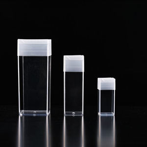 Atacado 15 oz Vazio <span class=keywords><strong>Plastic</strong></span> Shaker Garrafa PS Garrafa PP Lid Jar 7.6*7.6*16.5 cm para Embalagem Glitter <span class=keywords><strong>Powder</strong></span> - Product Image 1