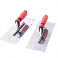 Couteau à enduire en acier inoxydable, spatule à plâtre, grattoir à mastic, grand outil de plâtrage mural blanc
