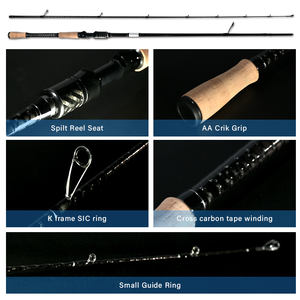 Daiwa Crossfire de haute qualité à 2 sections OEM/ODM 2.4/2.4/2.7 mètres pour le fabricant de cannes à pêche - Product Image 4