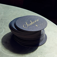 Sous-verres en papier personnalisés pour café, bar, hôtel et entreprise