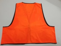 Gilet de chasse en gros pour terrains montagneux, orange fluo, réfléchissant, avec chapeau de chasse pour l'extérieur par temps froid, haute visibilité