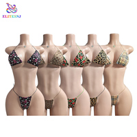 ELITES Vente en gros de bikinis de luxe sexy personnalisés avec strass, vêtements de danse exotiques pour strip-teaseuses