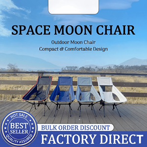 Chaise de camping pliante compacte <span class=keywords><strong>ultra</strong></span>-légère en acier inoxydable, <span class=keywords><strong>siège</strong></span> portable pour la plage et la pêche - Product Image 4