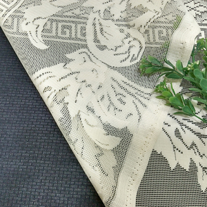 Filet de maille en tulle polyester, voile transparent, en <span class=keywords><strong>organza</strong></span> léger, <span class=keywords><strong>blanc</strong></span> plissé, décoration en dentelle, tissu transparent - Product Image 5