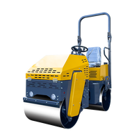 Mini-compacteur industriel robuste pour projets de pose d'asphalte sur de grandes surfaces, rouleau compresseur