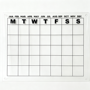 Pizarra Magnética Acrílica, Calendario Planificador Diario, Semanal y <span class=keywords><strong>Mensual</strong></span> Personalizado para Refrigerador, Transparente, Impresión Personalizada - Product Image 4