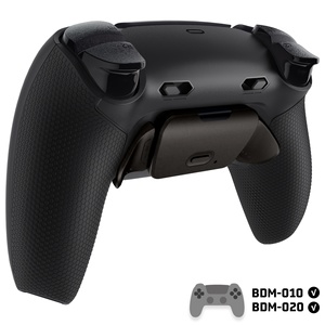 Rubberized Black Real Metal Back Buttons RISE Plus MAX Back Paddles Kit with Click Trigger Stops for PS5 <b>Controller</b> BDM-010/020 - Product Image 2