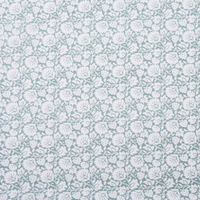Nouvelle chemise en tissu satiné antistatique haute densité en coton uni à motifs floraux pour filles, personnalisable