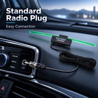 Antenne radio de voiture électronique pour pare-brise, fixation sur verre, antenne coaxiale automobile, personnalisable OEM ODM
