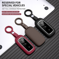 Coque de protection en silicone liquide texturé pour clé de voiture, compatible avec Geely EX5 Proton E MAS 7 L6 MAX Plus AIR PRO