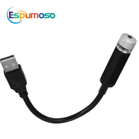 Espumoso USB enchufe Mini LED coche USB luz techo estrella noche luces proyector Interior lámpara coche atmósfera decoración luces