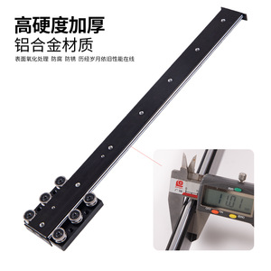 Betoci <b>Drawer</b> Slides 36 In 1.0mm Thick Full Extension Aluminum Alloy For Display Case <b>Dressing</b> <b>Table</b> - Product Image 1