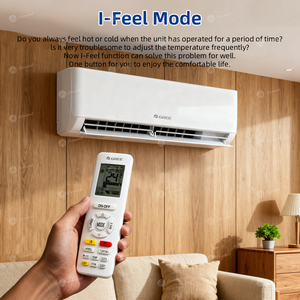 เครื่องปรับอากาศมินิสปลิต 9K/12K/18K/24K/36K BTU พร้อมระบบทำความร้อน ปั๊มความร้อน R32 ระดับประสิทธิภาพสูง A+++ ควบคุมผ่าน WIFI ได้ พร้อมมาตรฐาน CE Gree Media Dc - Product Image 6