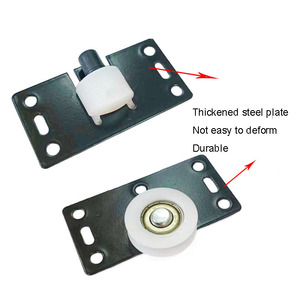 Polea cóncava de alta calidad para dormitorio, armario deslizante, rodillo de puerta corredera para madera - Product Image 5