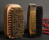 Chine Antique professionnel fait à la main en bois de hêtre poils de sanglier hommes barbe rasage brosse de toilettage