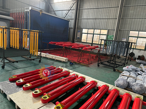 खुदाई के लिए भारी शुल्क बूम हाइड्रोलिक सिलेंडर 25 टन क्षमता 2000 मिमी स्ट्रोक हार्ड क्रोम डबल अभिनय - Product Image 5