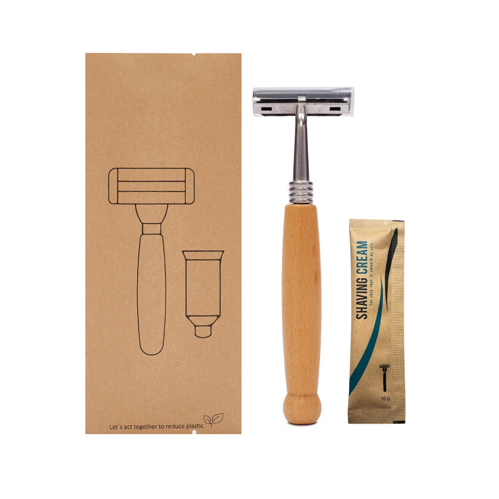 Shaving Razor and Cream Supplier Hotel Airline Travel Shaving Kits for Men