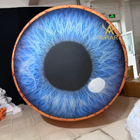 Œil gonflable géant Evil'e pour la publicité, ballon œil gonflable pour la décoration suspendue des bars et discothèques d'Halloween