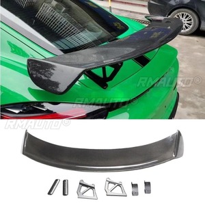 สปอยเลอร์หลังคาร์บอนไฟเบอร์แท้สำหรับรถยนต์ Porsche 718 981 987 GT4 รุ่นปี 2021-2024 แบบ GT4 - Product Image 2