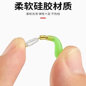 Siège de pêche rapide en silicone pour la pêche en eau douce, flotteur de pêche, tête en cuivre, pince de ligne rotative, accessoire Ztc027 - Product Image 5