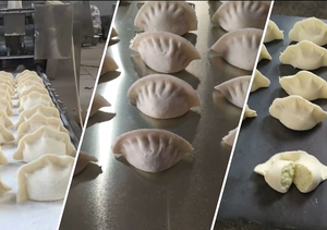 Malaysian Karipap Curry Puff Making <b>Machine</b> Large Empanada Making <b>Machine</b> Automatic <b>Dumpling</b> Gyoza Samosa Ravioli Maker Motor - Product Image 3